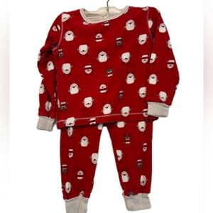 Santa Print Kids Pajama Set